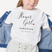 花スタイリッシュ女結婚の子 Tシャツ