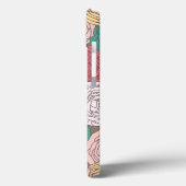 花スタイリッシュ柄明るいフローラ Case-Mate iPhoneケース (裏面 / 左)