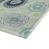 花スタイリッシュ柄 カッティングボード (角)