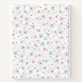 花スタイルスパイラルノート ノートブック (裏面)