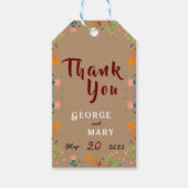 花スタイル ギフトタグ (正面)