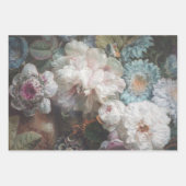 花スチルライフオランダデカップヘビーウェイト3 – セット ラッピングペーパーシート (正面)