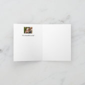 花ストップのノートカードの香り カード (内部)