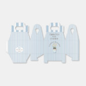 花ストライプの付きブルーメイソンジャー フェイバーボックス (折り畳みなし)