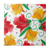 花タイル タイル (正面)