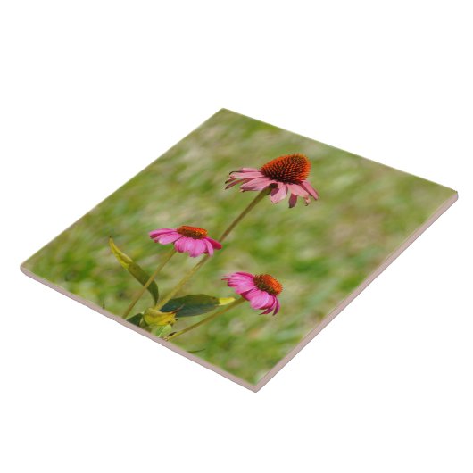 花タイル(ピンク) タイル (側面)