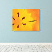 花チューリップ キャンバスプリント (インサイチュ (ウッドフロア))