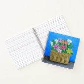 花デイジーとユリ ノートブック (内部)