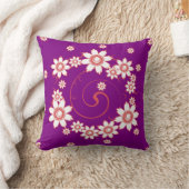 花デザイかわいらしナー枕 クッション (ブランケット)