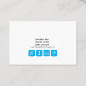 花デザイエレガントナー 名刺 (裏面)