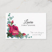 花デザイエレガントナー 名刺 (正面)