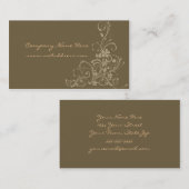 花デザイナー 名刺 (正面/裏面)