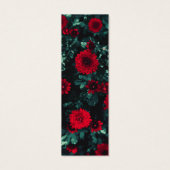 花デザイン業名つるラベルカード (裏面)