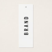 花デザイン業名つるラベルカード (正面)