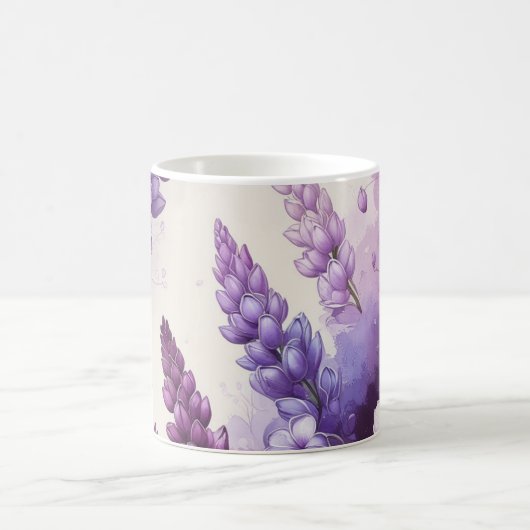 花デザイン美しいマグカップ モーフィングマグカップ (中央)