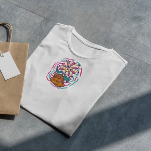 花トリップ(幻覚体験)のような Tシャツ