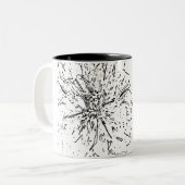 花ナチュラル ツートーンマグカップ (正面左)