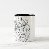 花ナチュラル ツートーンマグカップ (中央)