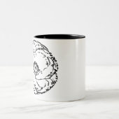 花ナチュラル ツートーンマグカップ (中央)