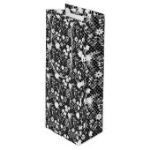 花ネット01.bx4黒BG ワインギフトバッグ (正面アングル)