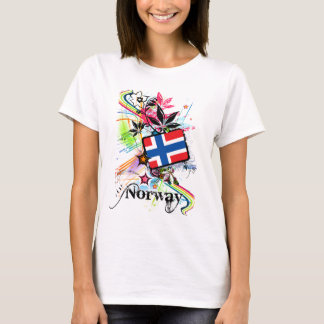 花ノルウェー Tシャツ