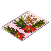 花ノート ノートブック (左側)