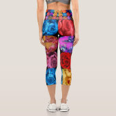 花ハイウェストのキャプリス カプリレギンス (裏面)