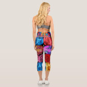 花ハイウェストのキャプリス カプリレギンス (裏面)