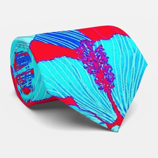 花ハワイの逃走のスタイルのはっきりしたな色 ネクタイ (ロール)