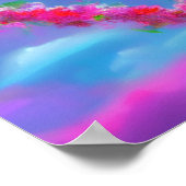 花ハートポスター ポスター (角)