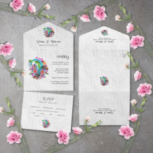 花ハートメキシ結婚カン