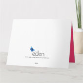 花ハート花束がアートマザーズデイを彩った カード (裏面)