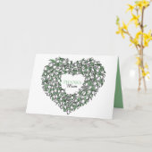 花ハート花束がアートマザーズデイを彩った カード (黄色い花)