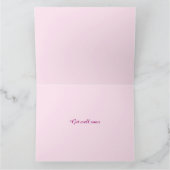 花ハート花束芸術マザーは良いカードを得る カード (内部)