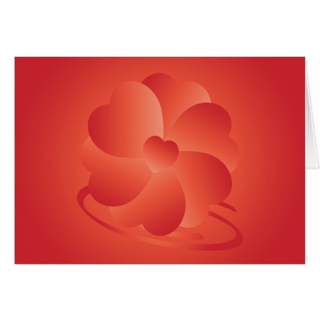 花ハート (正面横)