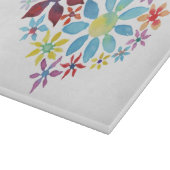 花ハート カッティングボード (角)