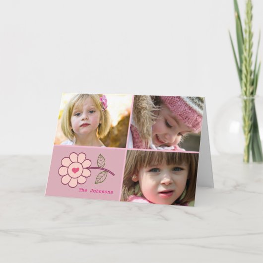 花ハート シーズンカード (正面)