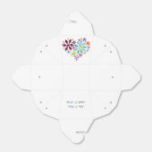 花ハート フェイバーボックス (折り畳みなし)