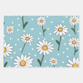 花バブルビー包装紙シートセット3 ラッピングペーパーシート (正面2)