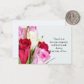 花バラサンキューカード ノートカード (正面/裏面インサイチュ)