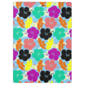 花パターカラフルンデザインCase-Mate iPhone クリップボード (裏面)