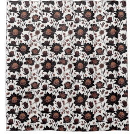 花パターカラフルン23 – シャワーカーテン