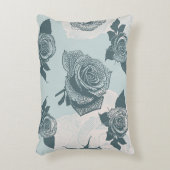 花パターンはとの上がりました アクセントクッション (正面(垂直))