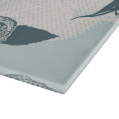 花パターンはとの上がりました カッティングボード (角)