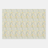 花パターンフローラヴィンテージモリスフローラトレイル ラッピングペーパーシート (正面)