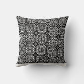 花パターン曼荼羅の枕 クッション (裏面)