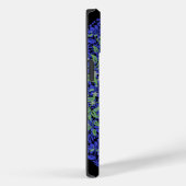 花パターン08.b黒BG Case-Mate iPhoneケース (裏面 / 右)