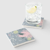 花パターン10 ストーンコースター (横)