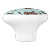 花パターン10 セラミックノブ (側面)