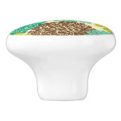 花パターン11 セラミックノブ (側面)